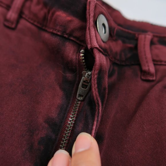 TOPSHOP MAROON JEANS - Picture 3 of 9